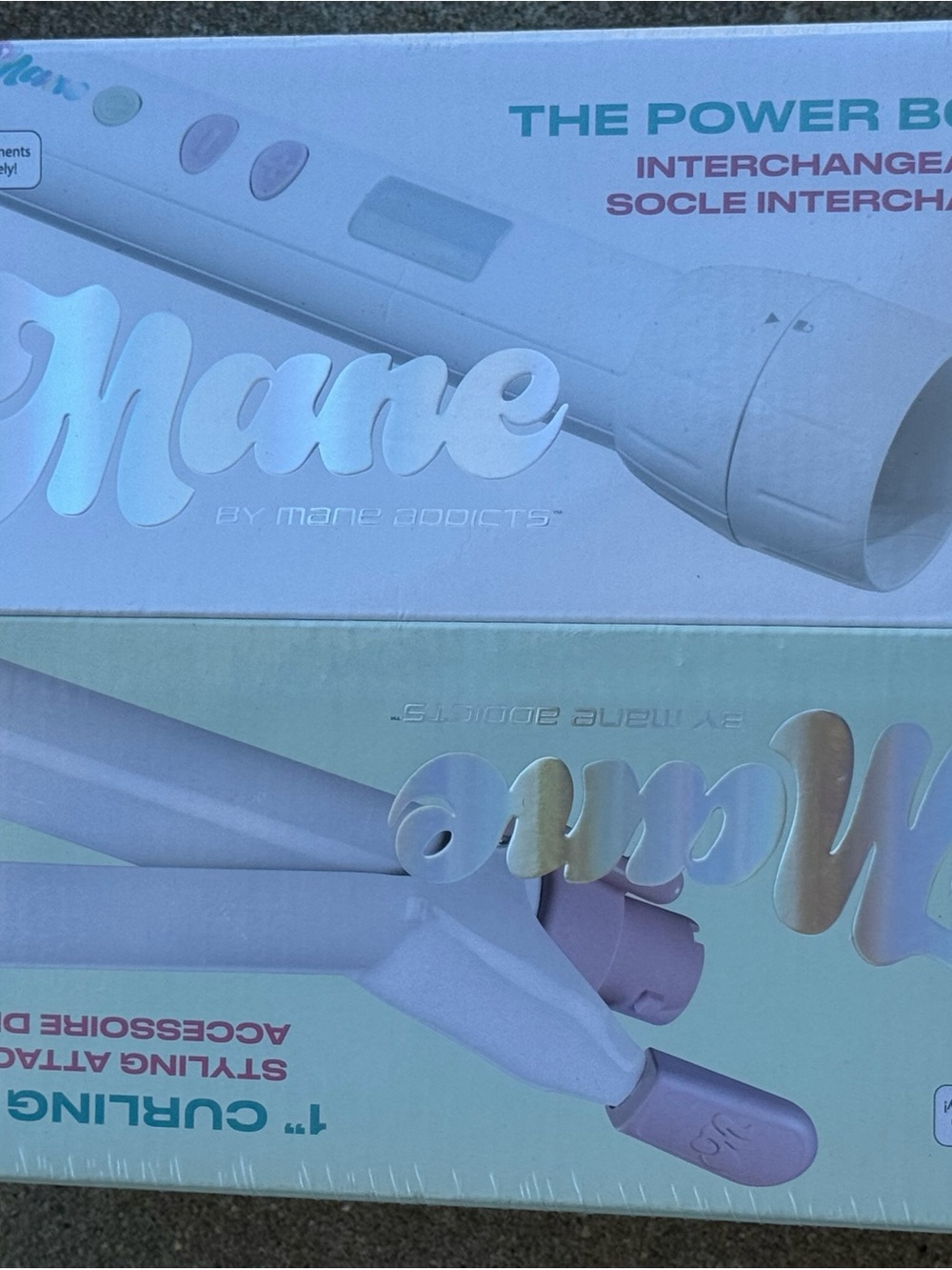 Mane by Mane Addicts 1” Curling Wand in Light Purple